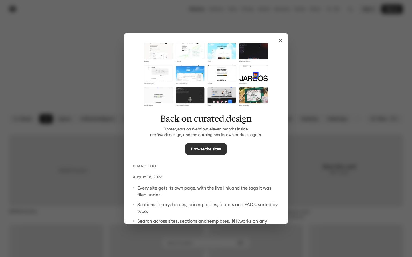 Curated