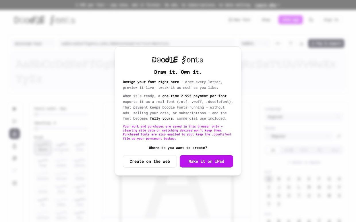 Doodle Fonts