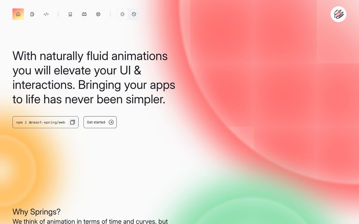 react-spring