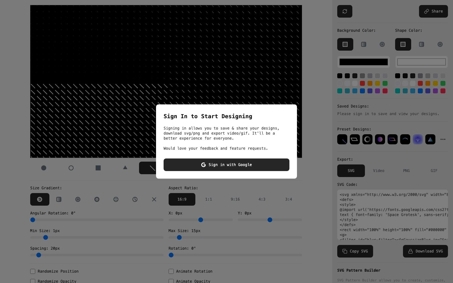 SVG Patterns