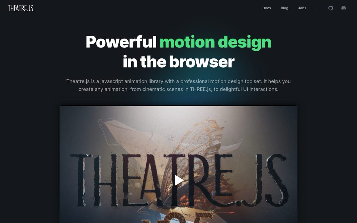 Theatre.js