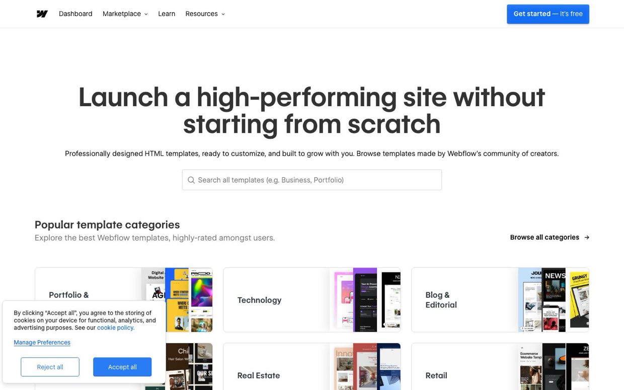Webflow Templates